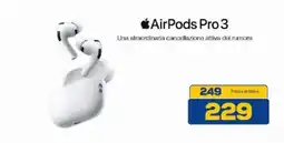 Euronics Bruno AirPods Pro 3 offerta
