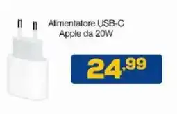 Euronics Bruno Alimentatore USB-C Apple da 20W offerta