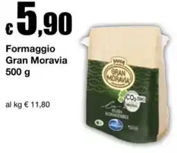 Sì con te Supermercati Formaggio Gran Moravia offerta