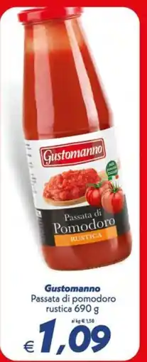 Iper Super Conveniente Gustomanno Passata di pomodoro rustica offerta
