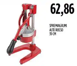 Carico Cash & Carry Spremiagrumi Alto Rosso offerta