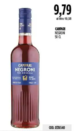 Carico Cash & Carry Campari Negroni offerta