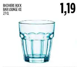Carico Cash & Carry Bicchiere rock bar lounge ice offerta