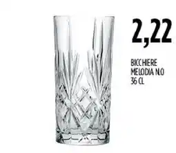 Carico Cash & Carry Bicchiere Melodia N.0 offerta