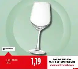 Carico Cash & Carry Calice Napoli Landhaus offerta