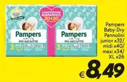 Iper Super Conveniente Pampers Baby-Dry Pannolini offerta