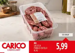 Carico Cash & Carry Aia Salsiccia Punta di Coltello offerta