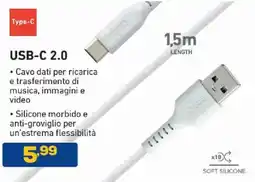 Euronics Bruno Cavo dati USB-C 2.0 offerta