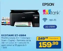 Euronics Bruno Epson Ecotank ET-2864 offerta