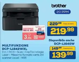 Euronics Bruno Brother multifunzione DCP-L1642WXL offerta