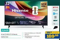 Euronics Bruno Hisense Smart TV LED 32" HD Ready offerta
