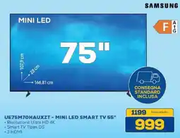 Euronics Bruno Samsung UE75M70HAUXZT - Mini LED Smart TV 55" offerta