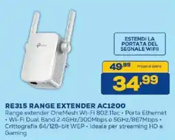 Euronics Bruno Tp-link range extender ac1200 offerta