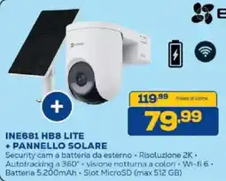 Euronics Bruno INE681 HB8 LITE + PANNELLO SOLARE offerta