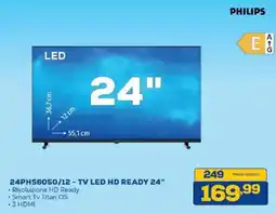 Euronics Bruno Philips TV LED HD Ready 24" offerta