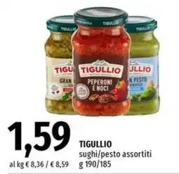 Famila Superstore Tigullio sughi/pesto assortiti offerta