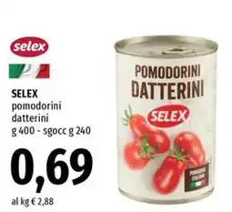 Famila Superstore Selex pomodorini datterini offerta