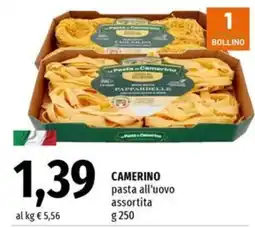 Famila Superstore Camerino pasta all'uovo assortita offerta