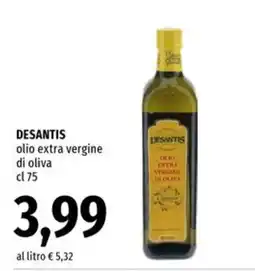 Famila Superstore Desantis olio extra vergine di oliva offerta