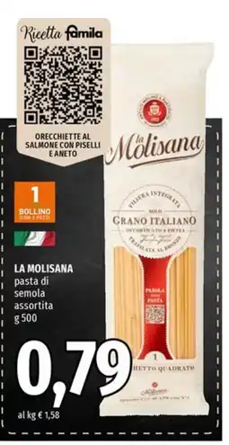 Famila Superstore La Molisana pasta di semola assortita offerta