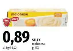 Famila Superstore SELEX maionese offerta