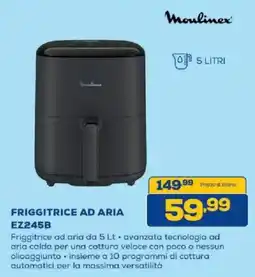 Euronics Bruno Friggitrice ad aria Moulinex offerta