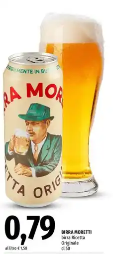 Famila Superstore Birra Moretti birra Ricetta Originale offerta