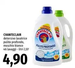 Famila Superstore Chanteclair detergente lavatrice pulito profondo, muschio bianco offerta