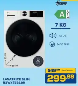 Euronics Bruno Lavatrice slim Hoover offerta