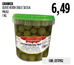 Carico Cash & Carry Granata olive verdi dolci sicilia offerta