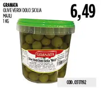 Granata olive verdi dolci sicilia