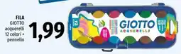 Famila Superstore Fila Giotto acquerelli offerta