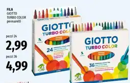 Famila Superstore Giotto Turbo Color pennarelli offerta