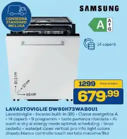 Euronics Bruno Samsung lavastoviglie offerta