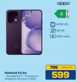 Euronics Bruno Oppo Reno16 FS 5G offerta