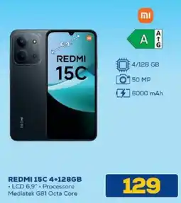 Euronics Bruno Redmi 15C offerta
