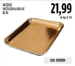 Carico Cash & Carry Vassoio pasticceria oro n7 offerta