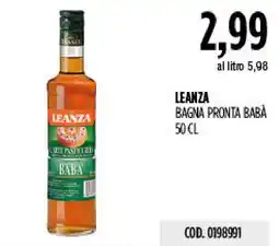 Carico Cash & Carry Leanza bagna pronta baba offerta