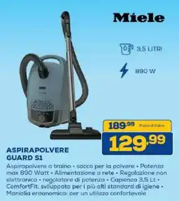 Euronics Bruno Miele Aspirapolvere Guard S1 offerta