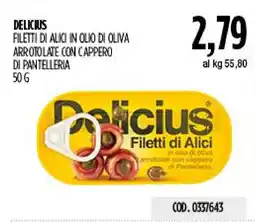 Carico Cash & Carry Delicius Filetti di Alici offerta
