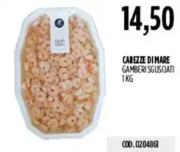 Carico Cash & Carry Carezze di mare gamberi sgusciati offerta