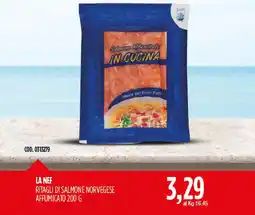 Carico Cash & Carry La Nef ritagli di salmone norvegese affumicato offerta