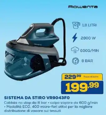 Rowenta Sistema da stiro VR9043FO