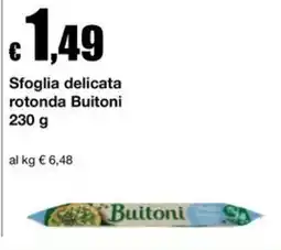 Sì con te Supermercati Sfoglia delicata rotonda Buitoni offerta
