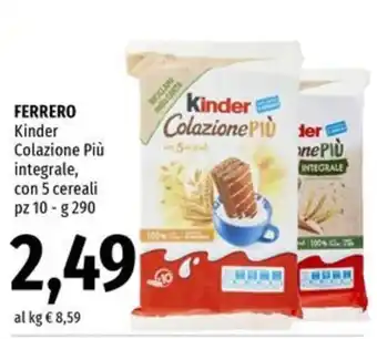 Ferrero Kinder Colazione Più integrale
