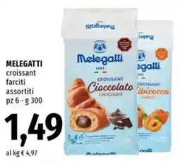 Famila Superstore Melegatti croissant farciti assortiti offerta