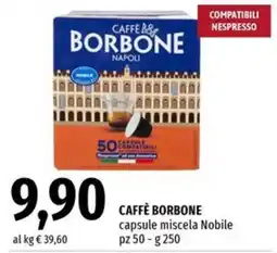 Famila Superstore Caffè Borbone capsule miscela Nobile offerta