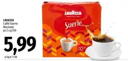Famila Superstore Lavazza Caffè Suerte Macinato offerta