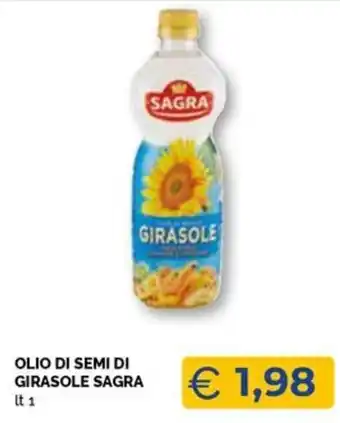 Olio di semi di girasole Sagra