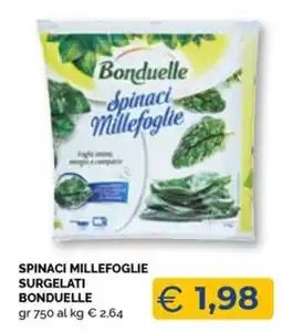 Maxisconto Spinaci Millefoglie Bonduelle offerta